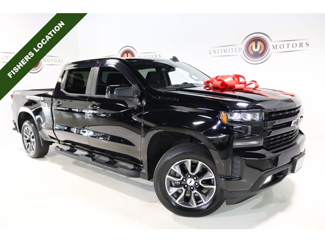 Black 2021 Chevrolet Silverado 1500 RST Crew Cab 4WD Pickup Truck Four-Wheel Drive Automatic