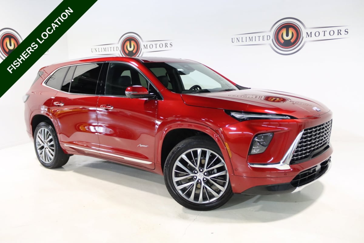 Cherry Red 2025 Buick Enclave SUV / Crossover Four-Wheel Drive Automatic