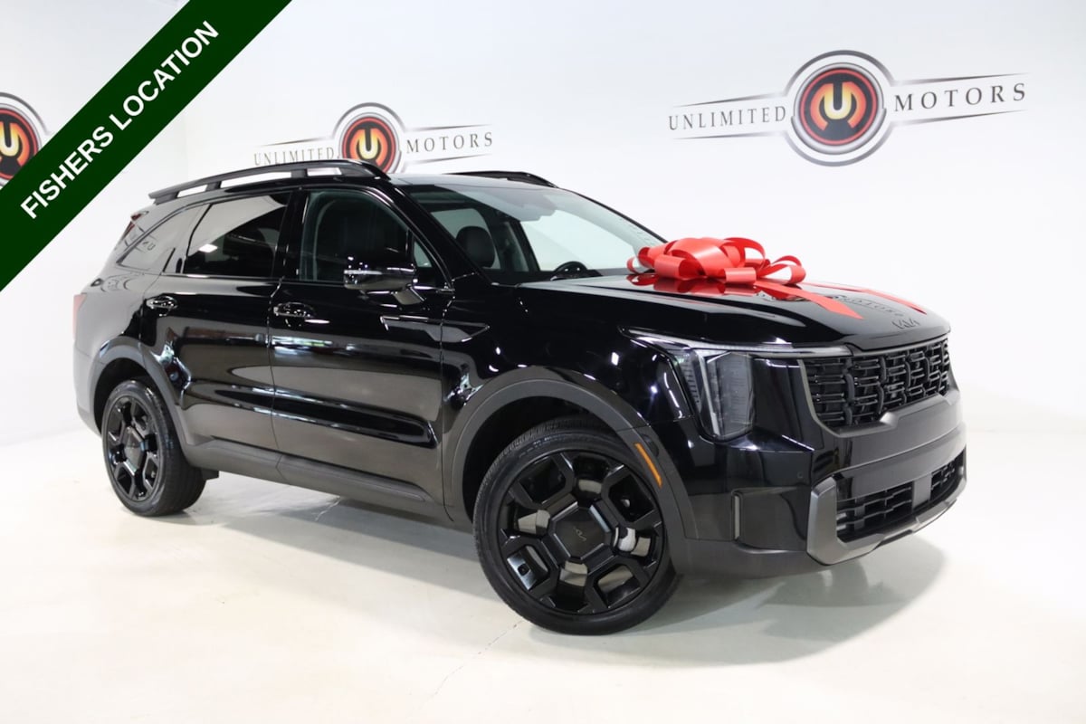 Ebony Black 2025 Kia Sorento SUV / Crossover All-Wheel Drive Automatic