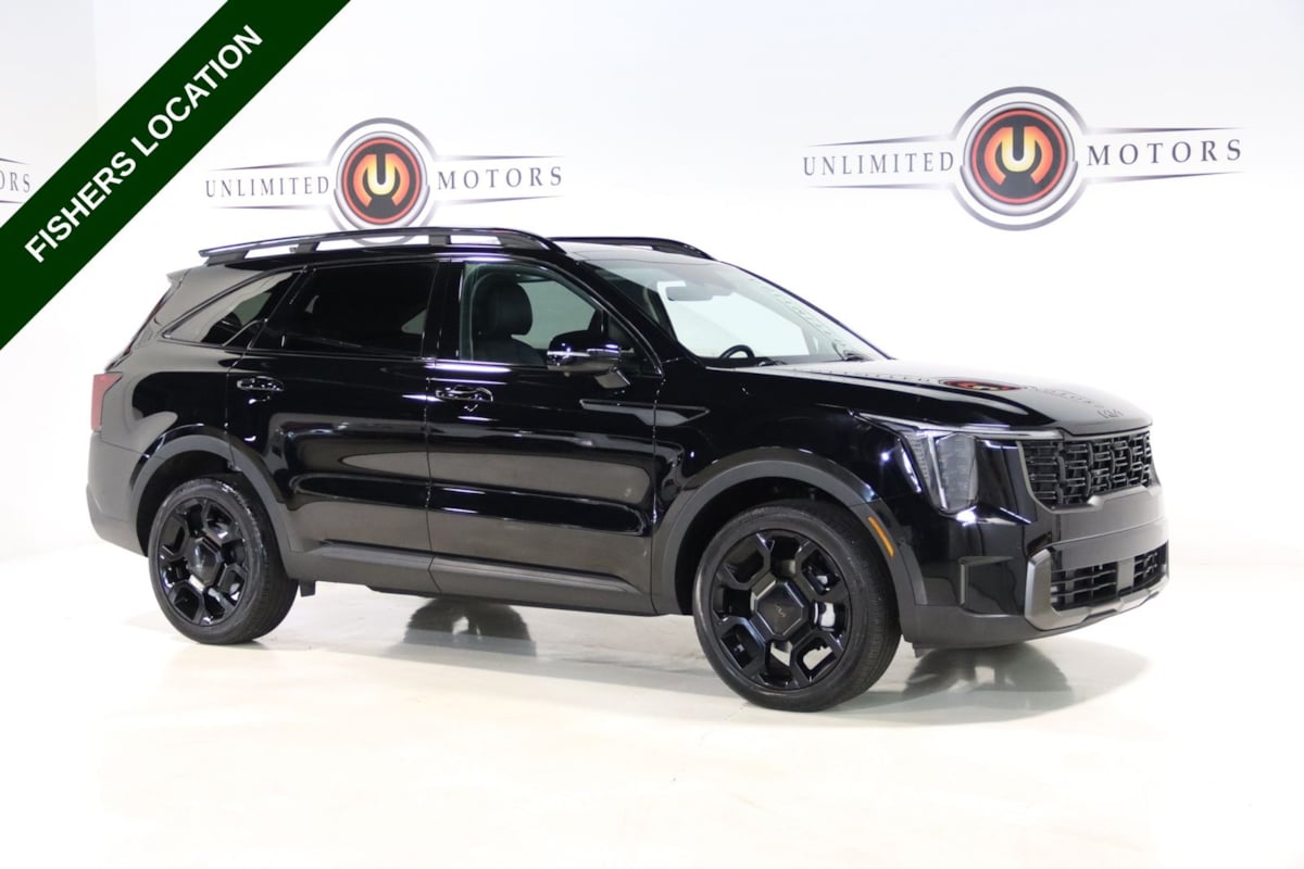 Ebony Black 2025 Kia Sorento SUV / Crossover All-Wheel Drive Automatic