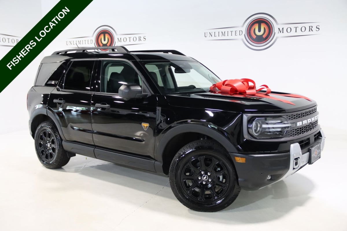 Shadow Black 2025 Ford Bronco Sport SUV / Crossover All-Wheel Drive Automatic