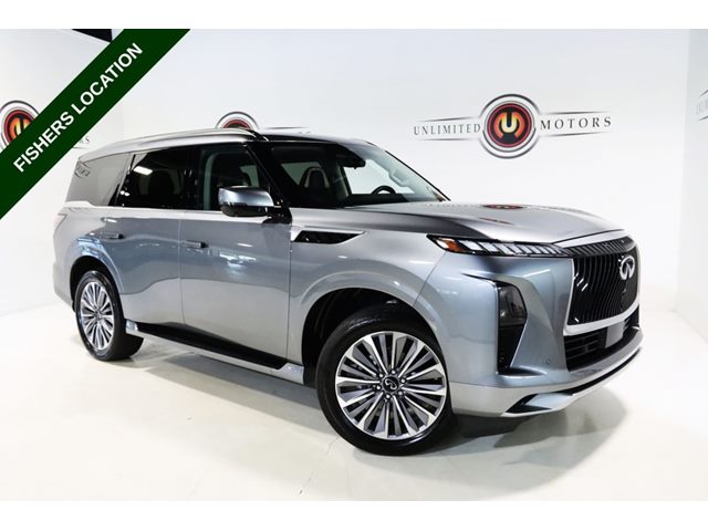 Gray 2025 INFINITI QX80 SUV / Crossover All-Wheel Drive Automatic