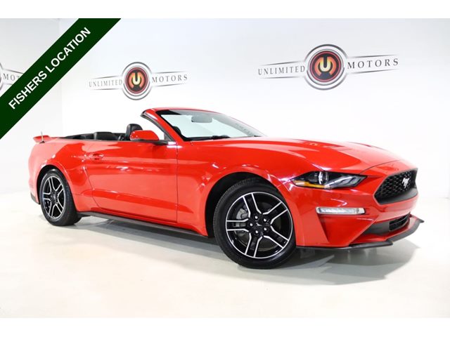 Race Red 2020 Ford Mustang Convertible Rear-Wheel Drive Automatic