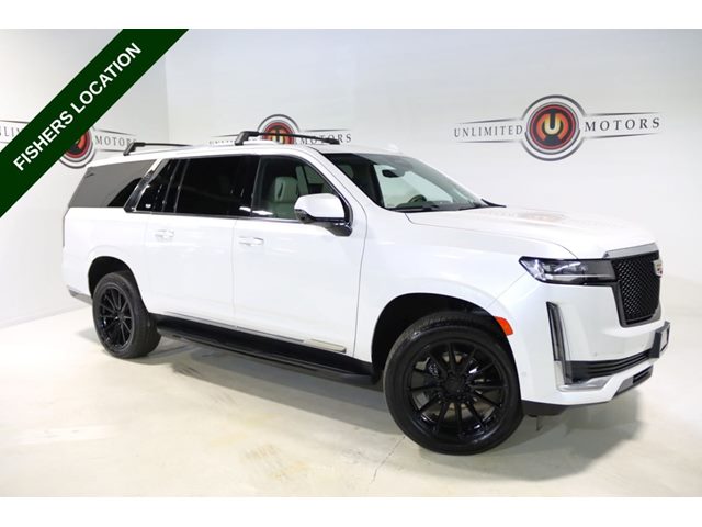 Crystal White Tricoat 2022 Cadillac Escalade ESV SUV / Crossover Four-Wheel Drive Automatic