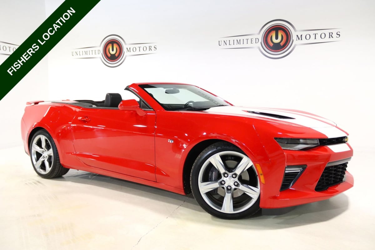Red 2018 Chevrolet Camaro Convertible Rear-Wheel Drive Automatic