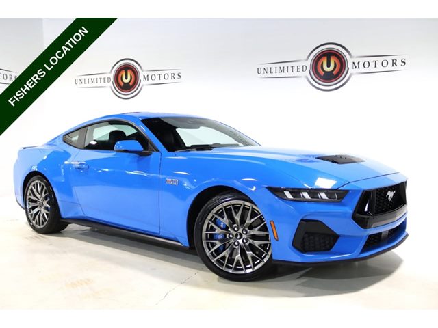 Grabber Blue Metallic 2024 Ford Mustang Coupe Rear-Wheel Drive Automatic