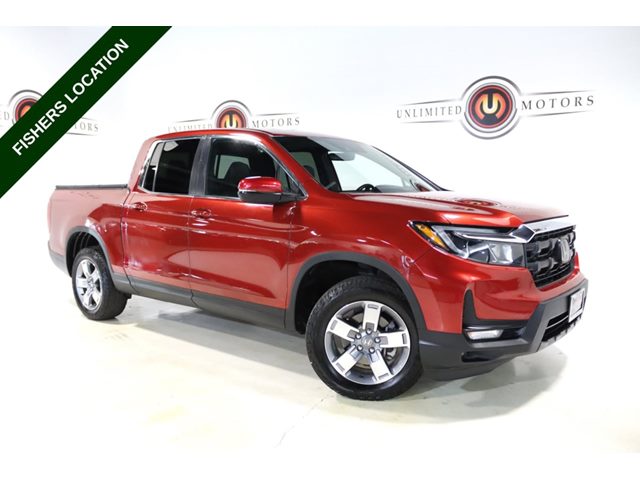 Radiant Red Metallic II 2025 Honda Ridgeline Pickup Truck All-Wheel Drive Automatic