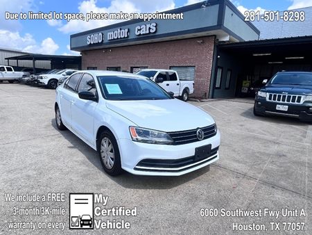 Certified Pre-Owned 2015 Volkswagen Jetta Sedan 2.0L S w/Technology