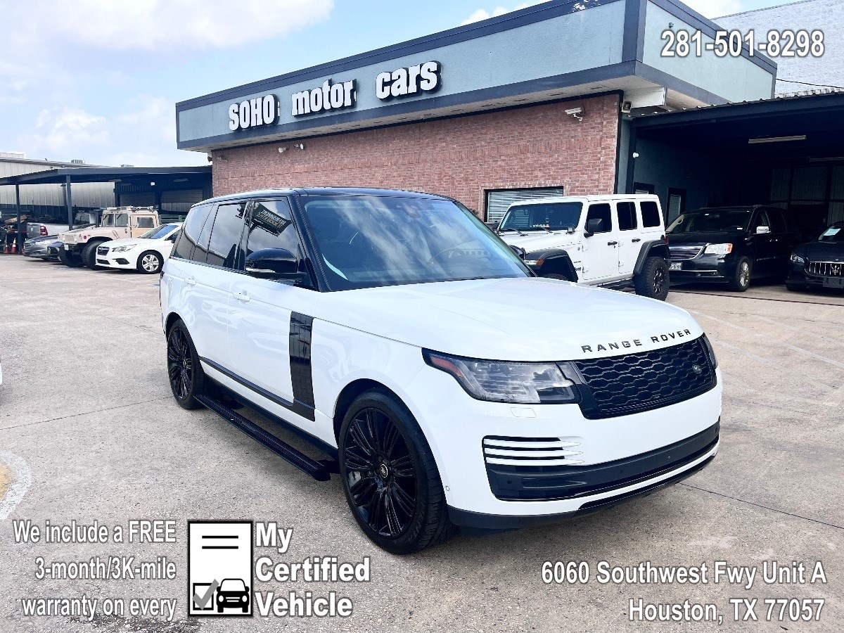 2018 Land Rover Range Rover V8 Supercharged SWB