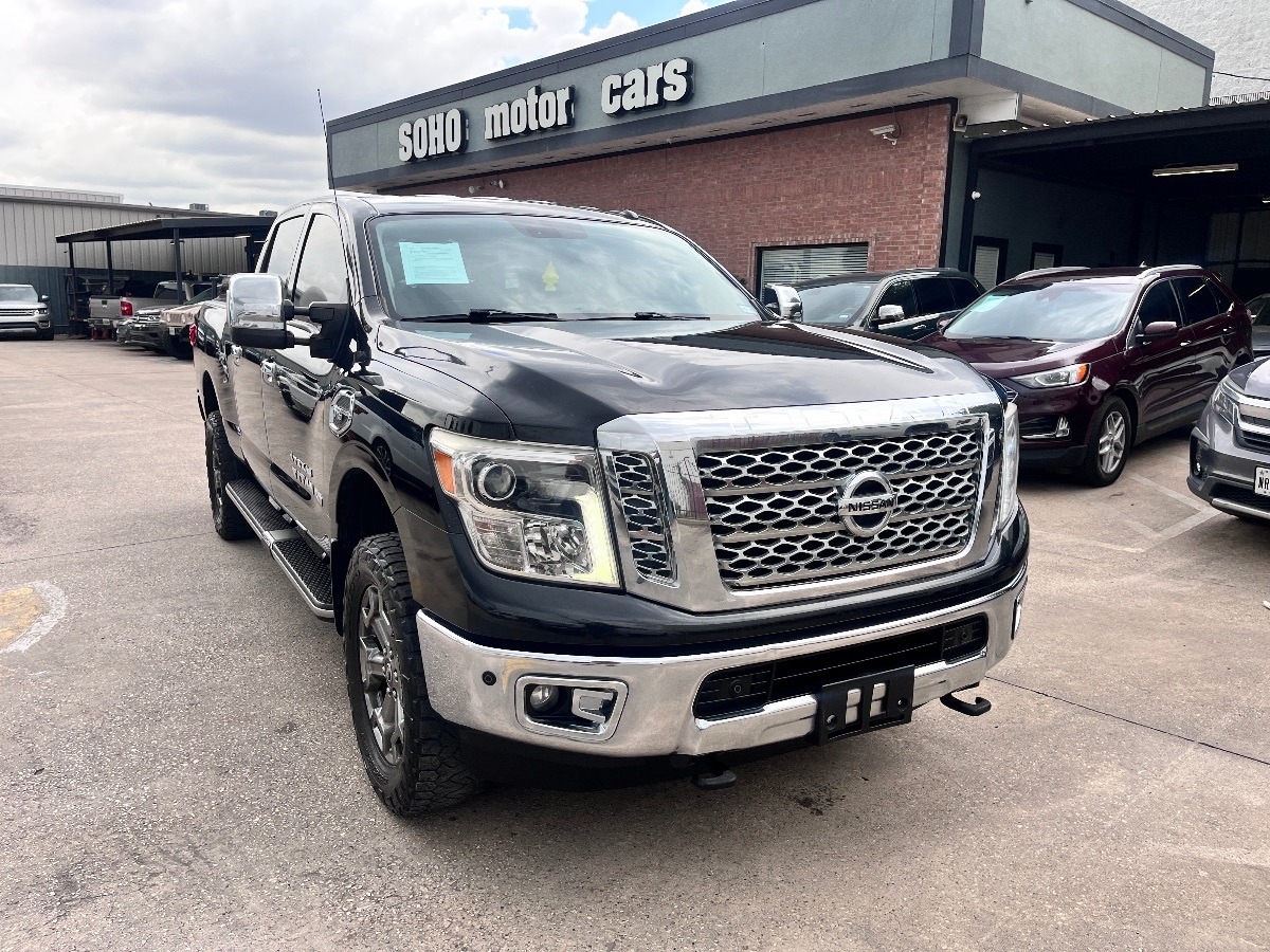 Sold 2017 Nissan Titan XD 4x4 Gas Crew Cab SL in Houston