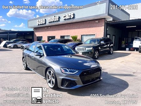 Certified Pre-Owned 2021 Audi A4 Sedan S line Premium Plus