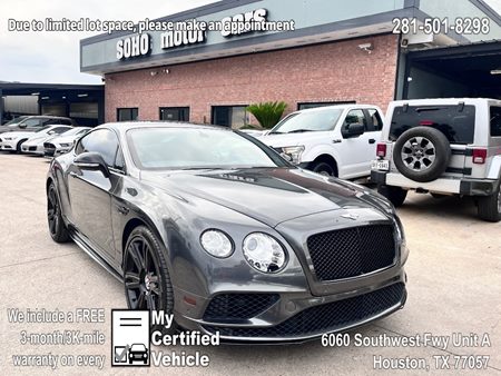 Certified Pre-Owned 2017 Bentley Continental GT V8 S Coupe