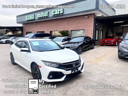 Certified Pre-Owned 2017 Honda Civic Hatchback EX-L Navi CVT