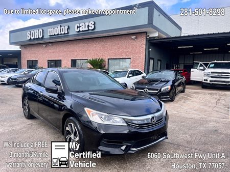 Certified Pre-Owned 2016 Honda Accord Sedan LX