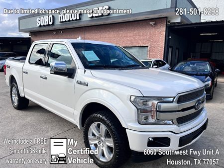 Certified Pre-Owned 2018 Ford F-150 Platinum 4WD SuperCrew 5.5' Box