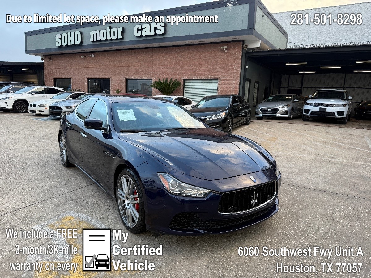 2015 Maserati Ghibli 4dr Sdn S Q4