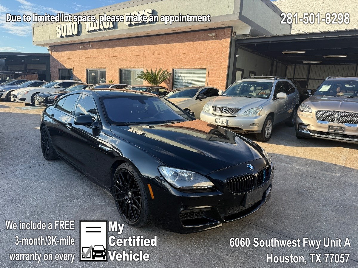 2013 BMW 6 Series 4dr Sdn 650i Gran Coupe