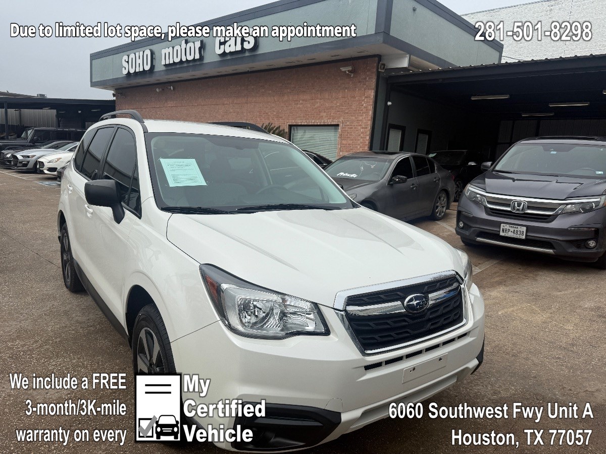 Certified Pre-Owned 2018 Subaru Forester 2.5 I CVT