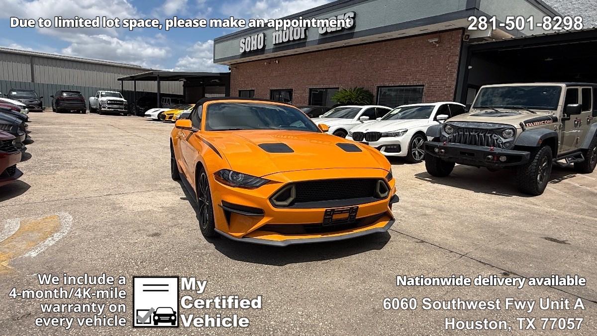 2019 Ford Mustang EcoBoost Convertible Premium's photo