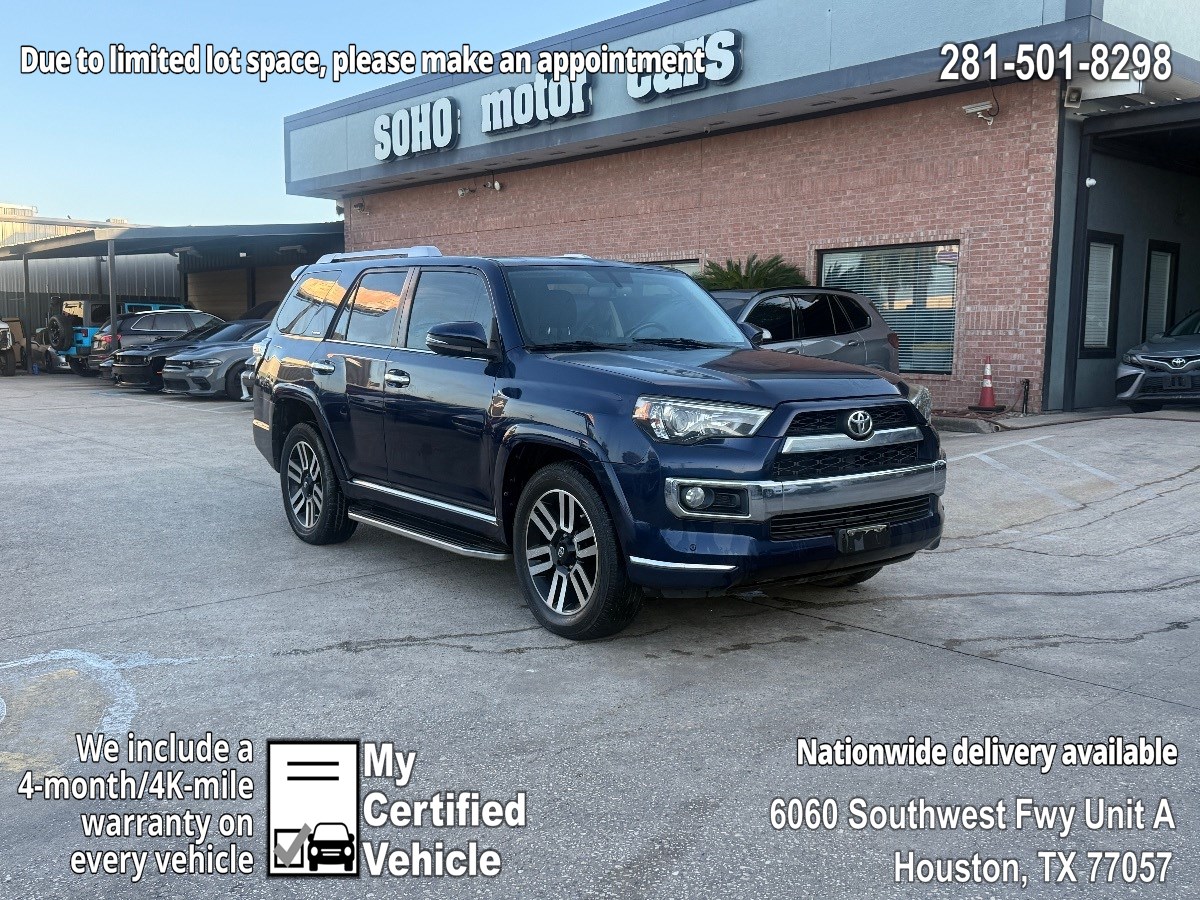 2018 Toyota 4Runner Limited 2WD