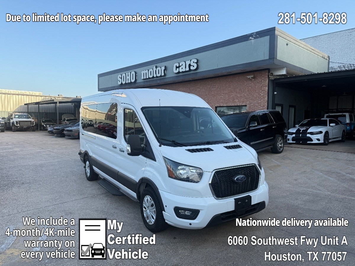 2024 Ford Transit 15 Passenger Wagon T-350 148" Med Roof XLT RWD
