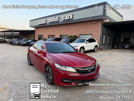 Certified Pre-Owned 2017 Honda Accord Coupe EX-L