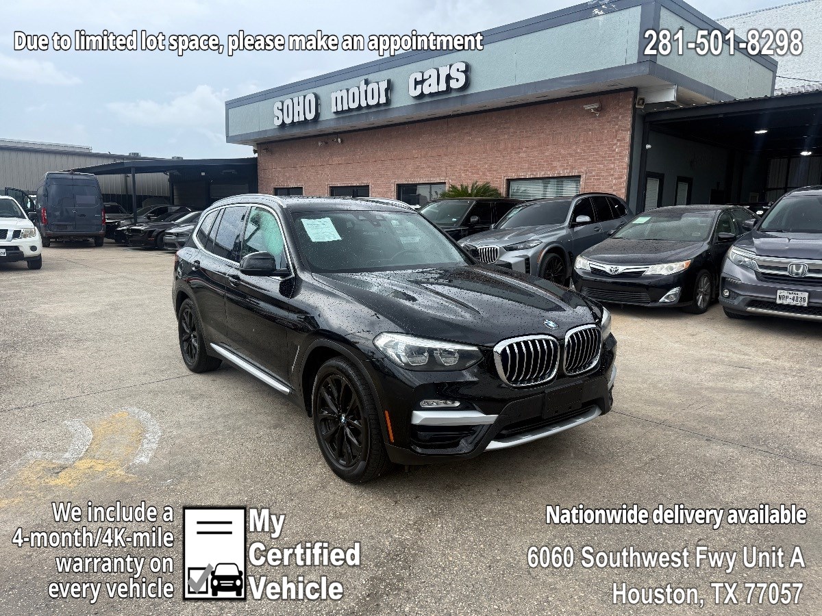 2019 BMW X3 sDrive30i