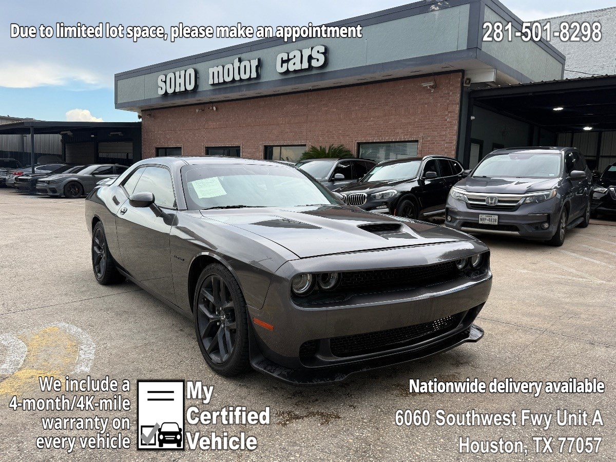 2022 Dodge Challenger R/T RWD 6 Speed Manual trans