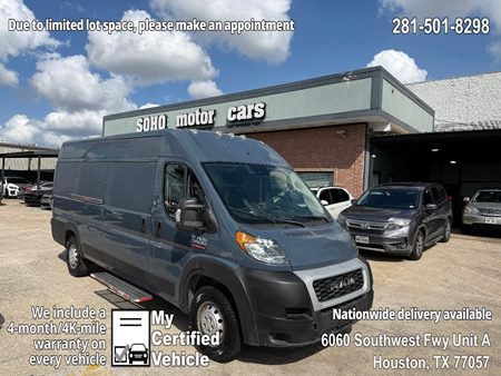 Certified Pre-Owned 2021 Ram ProMaster Cargo Van 3500 High Roof 159" WB EXT