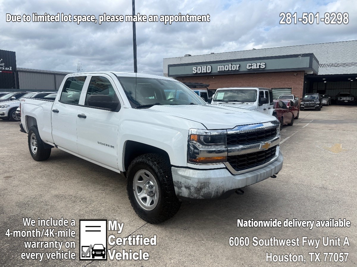 2018 Chevrolet Silverado 1500 4WD Crew Cab 153.0" Work Truck