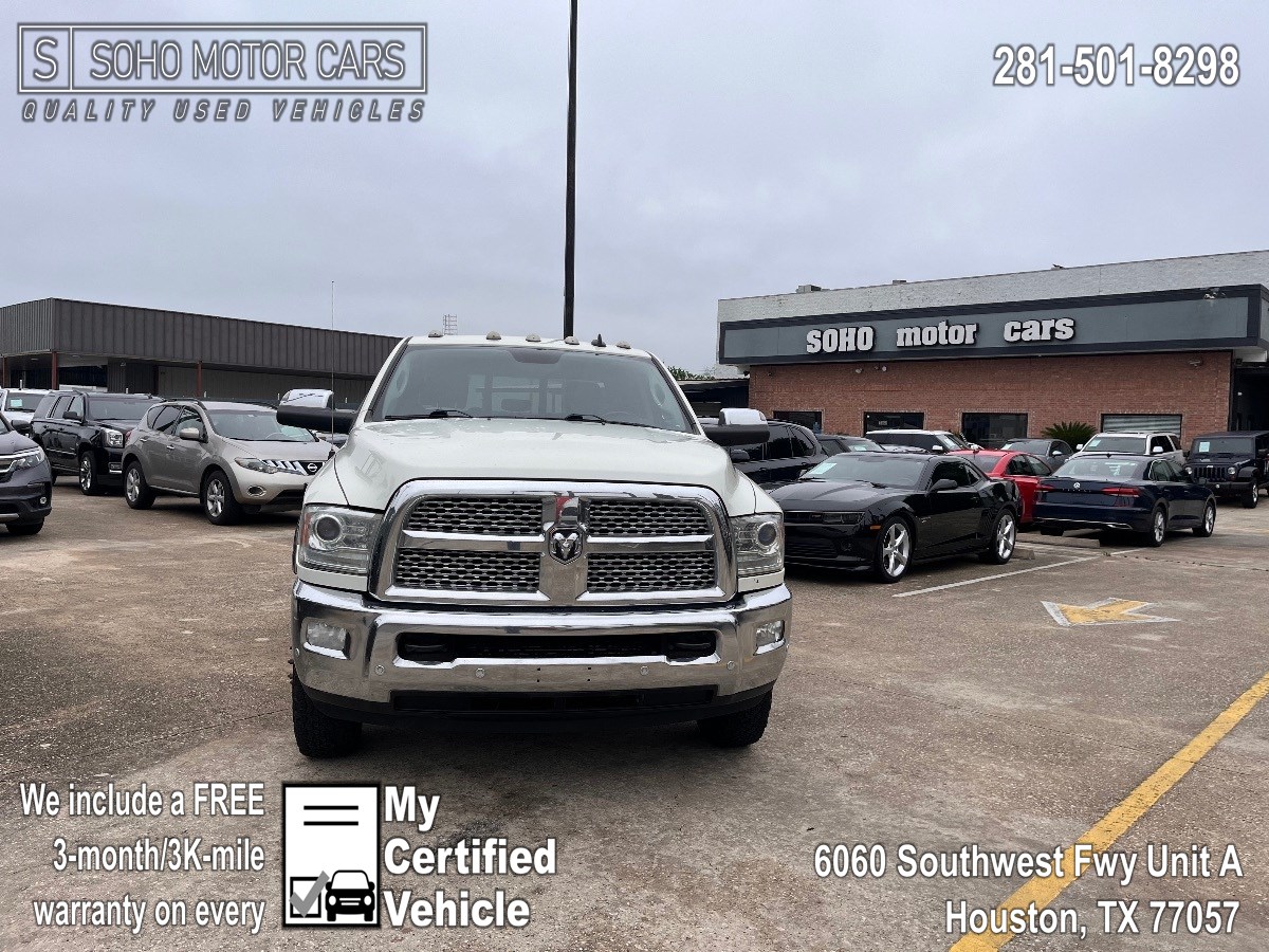 2018 Ram 3500 Laramie 4x4 Crew Cab 8' Box