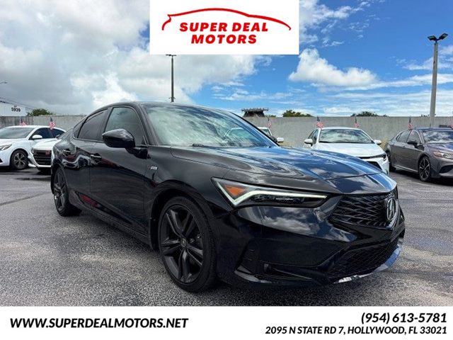 Majestic Black Pearl 2023 Acura Integra FWD with A-SPEC Package Sedan Front-Wheel Drive Automatic