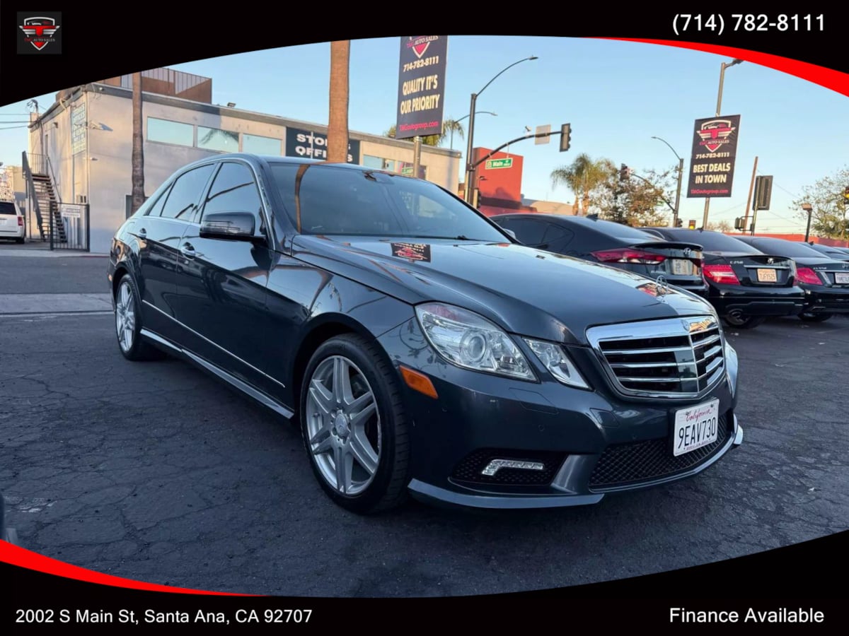 2010 Mercedes-Benz E 550 4MATIC Sport Sedan