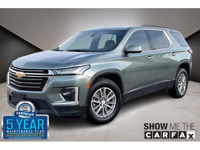 Silver Sage Metallic 2023 Chevrolet Traverse LT Cloth FWD SUV / Crossover Front-Wheel Drive Automatic