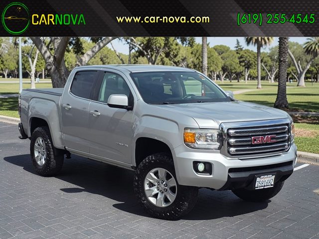 Quicksilver Metallic 2018 GMC Canyon SLE Crew Cab RWD Pickup Truck 4X2 Automatic