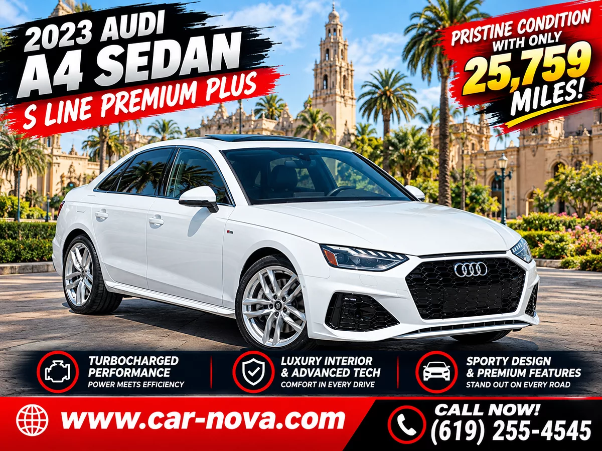 2023 Audi A4 Sedan S line Premium Plus - Carnova Inc. photo 3