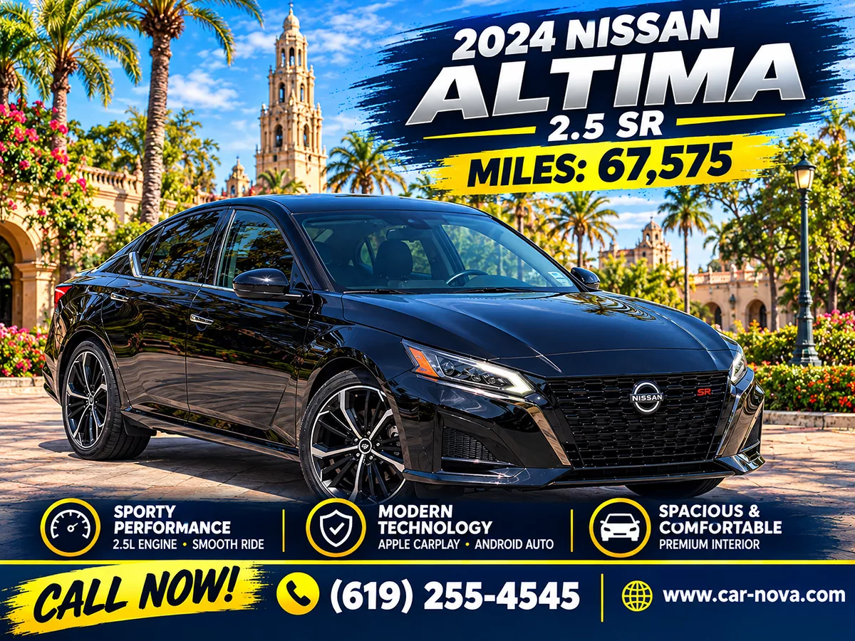 2024 Nissan Altima 2.5 SR - Carnova Inc. photo 3
