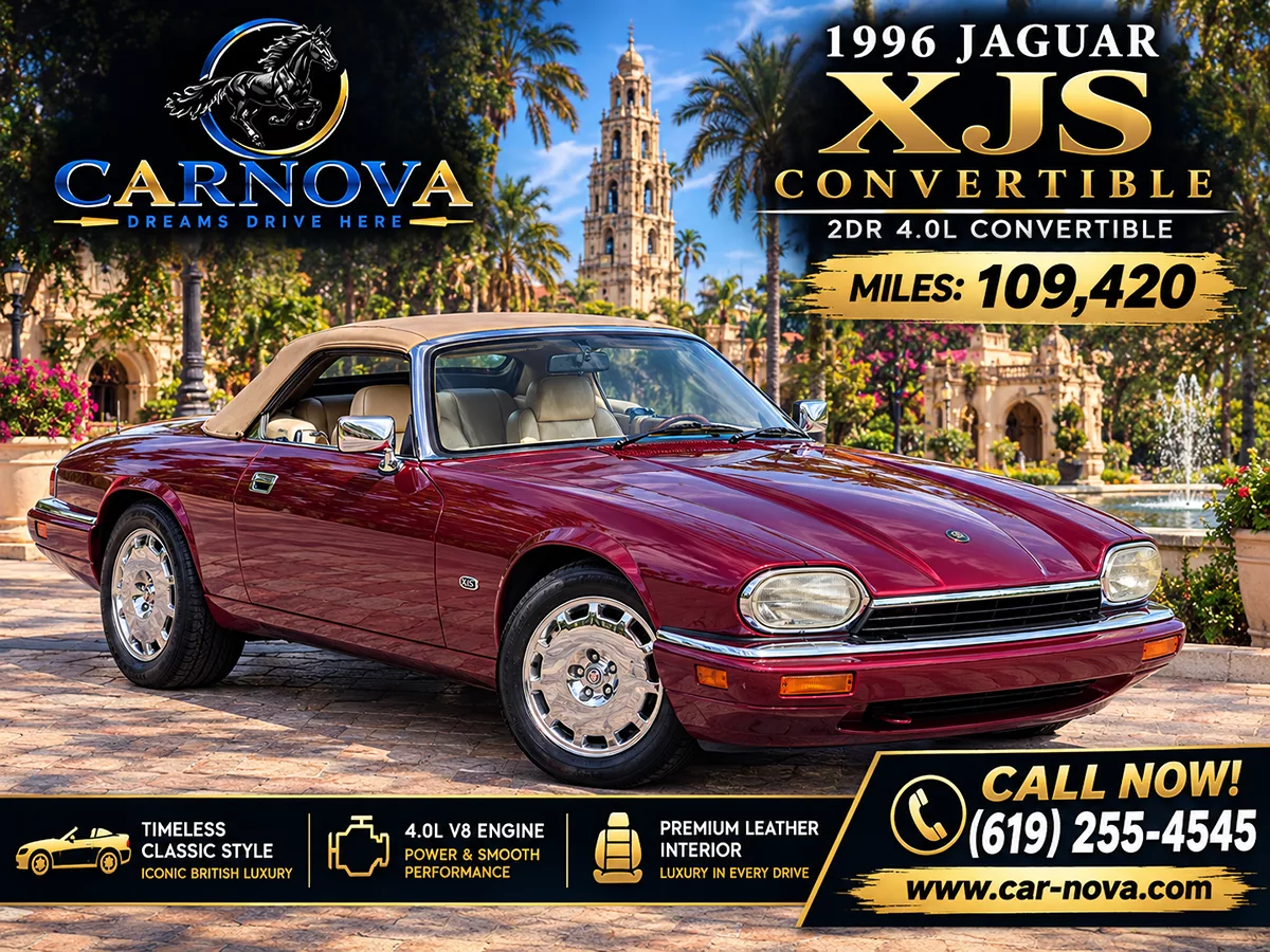 1996 Jaguar XJS Convertible - Carnova Inc. photo 2