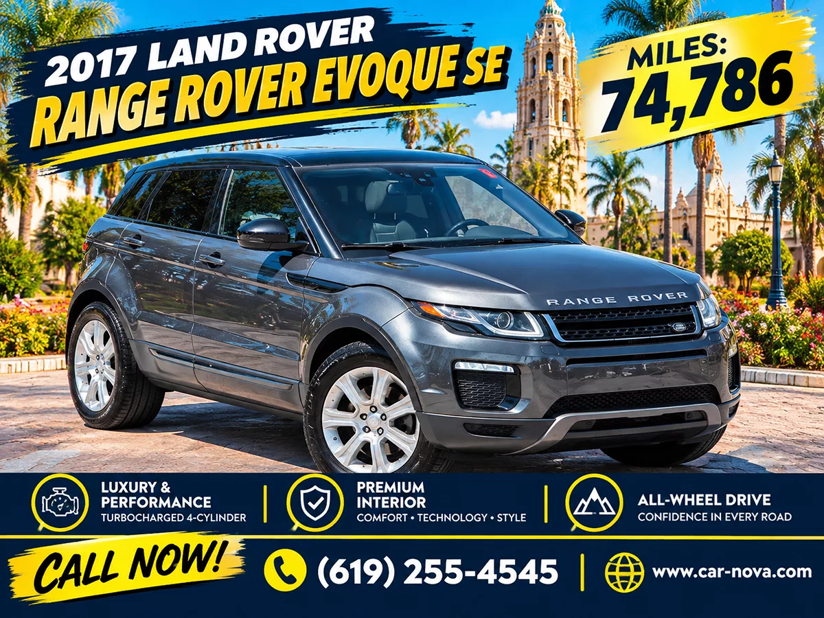 2017 Land Rover Range Rover Evoque SE - Carnova Inc. photo 3