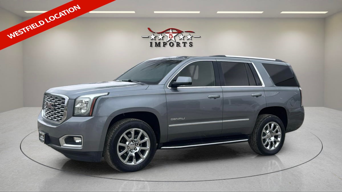 Gray (Satin Steel Metallic) 2019 GMC Yukon SUV / Crossover Four-Wheel Drive Automatic