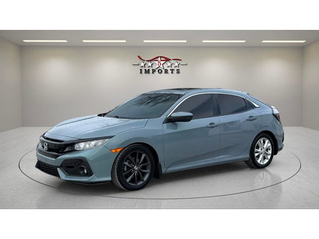Sonic Gray Pearl 2021 Honda Civic Hatchback Hatchback Front-Wheel Drive Automatic