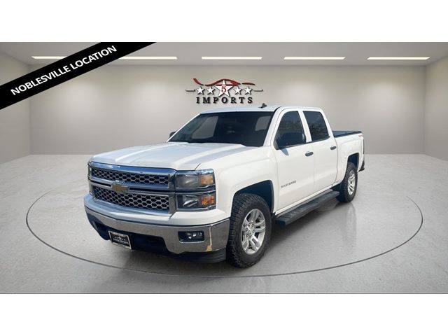 Summit White 2014 Chevrolet Silverado 1500 LT Crew Cab 4WD Pickup Truck Four-Wheel Drive Automatic