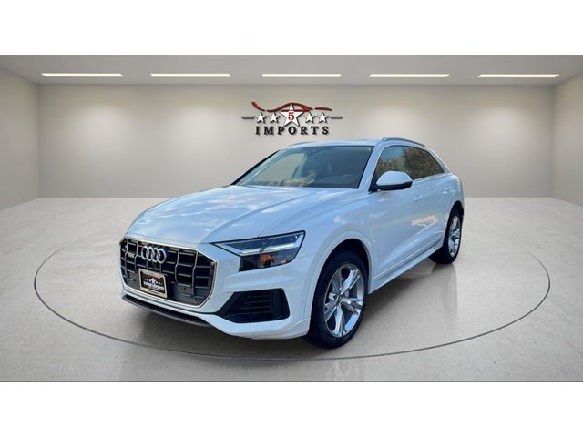 White 2019 Audi Q8 quattro Premium Plus 55 TFSI SUV / Crossover All-Wheel Drive Automatic