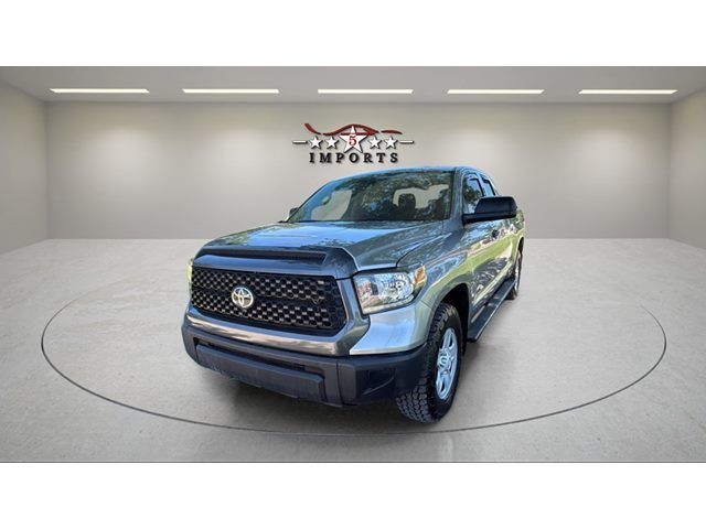 Silver Sky Metallic 2021 Toyota Tundra SR Double Cab 4WD Pickup Truck Four-Wheel Drive Automatic