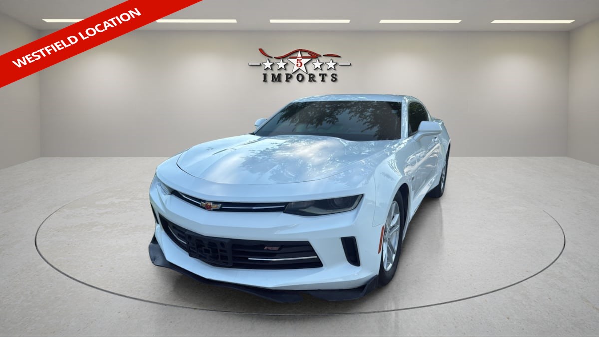 Summit White 2016 Chevrolet Camaro Coupe Rear-Wheel Drive Automatic