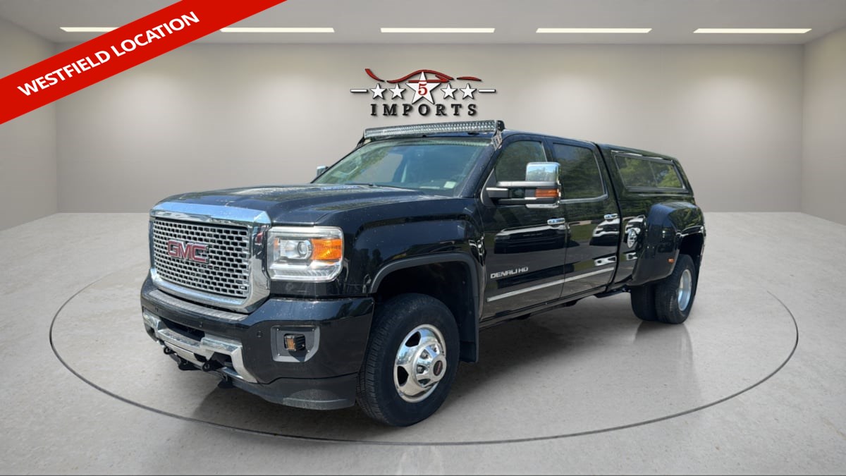 Onyx Black 2015 GMC Sierra 3500HD Pickup Truck Four-Wheel Drive Automatic