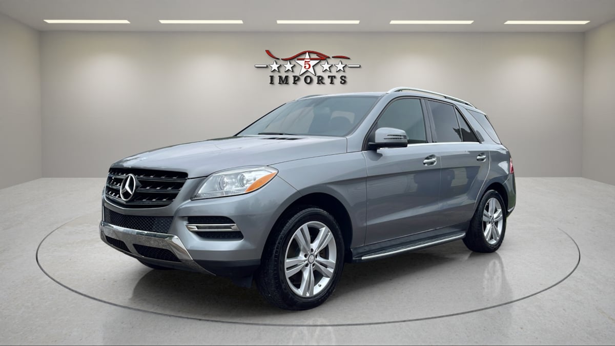 Steel Gray Metallic 2015 Mercedes-Benz M-Class SUV / Crossover All-Wheel Drive Automatic