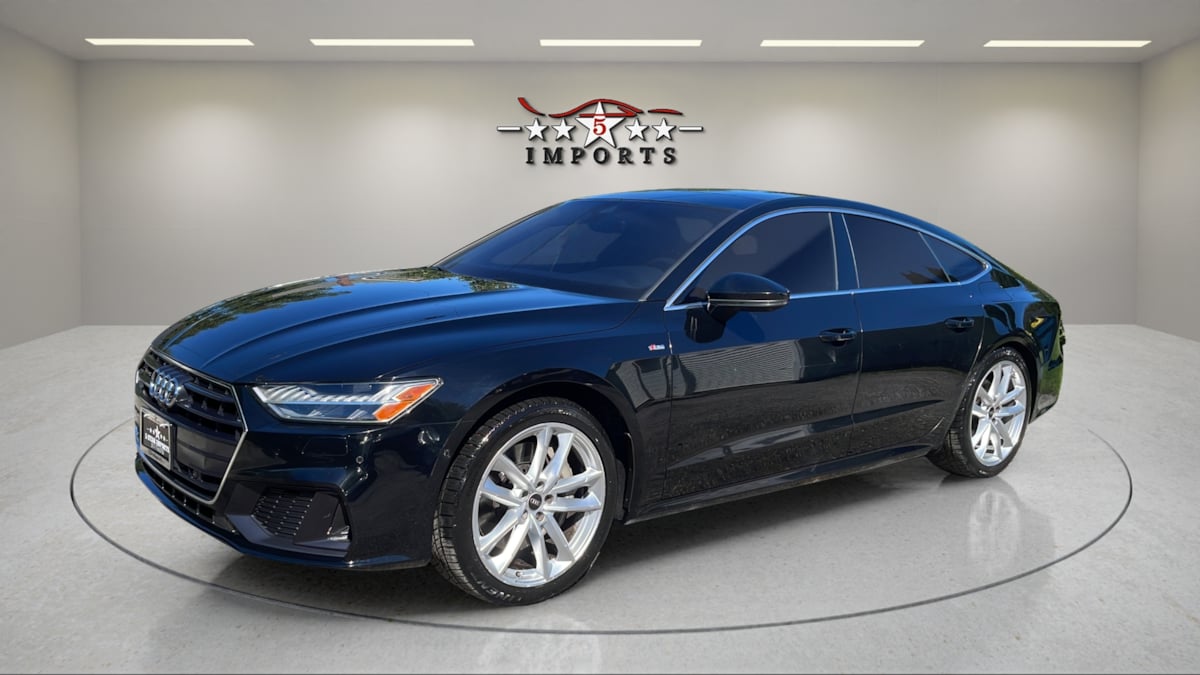 Black 2022 Audi A7 Sedan All-Wheel Drive Automatic