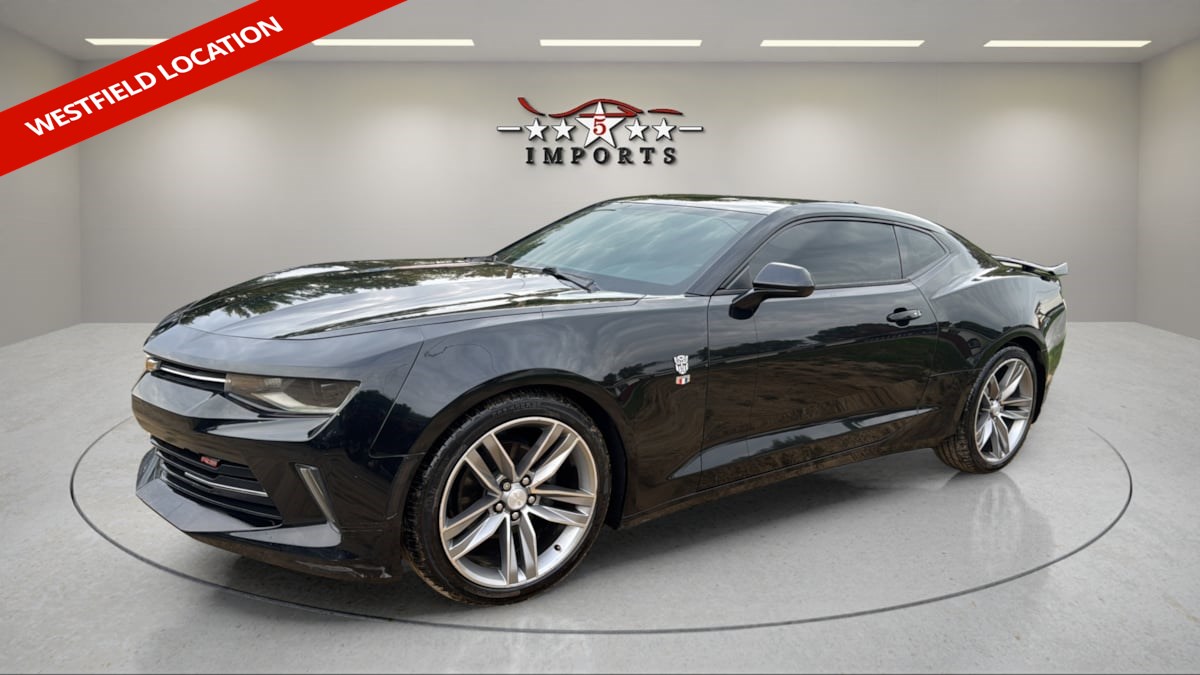 Black 2018 Chevrolet Camaro Coupe Rear-Wheel Drive Automatic