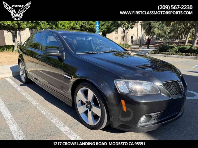 Panther Black Metallic 2009 Pontiac G8 GT Sedan Rear-Wheel Drive Automatic